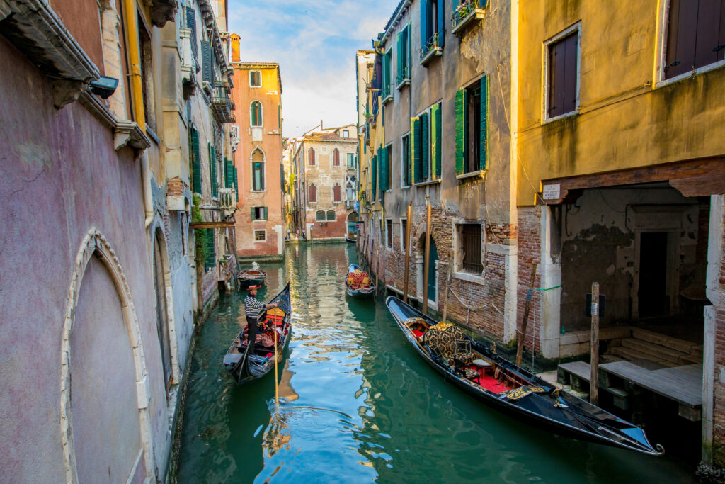Słynne kanały w Wenecji