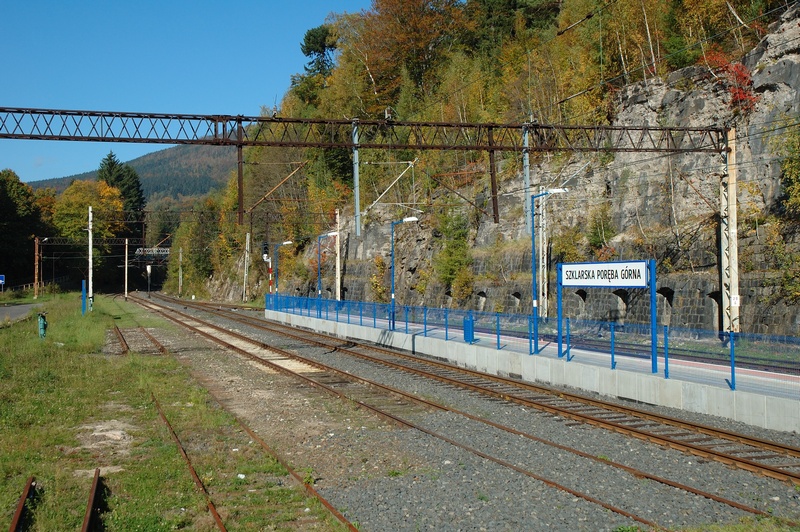 Peron w Szklarskiej Porębie Górnej