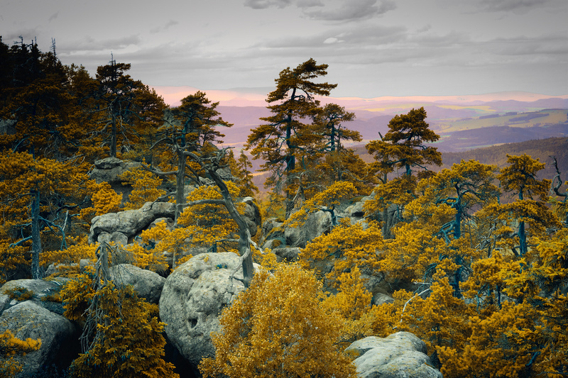 Góry Stołowe jesienią