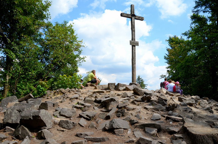 Łysica - najwyższy szczyt Gór Świętokrzyskich