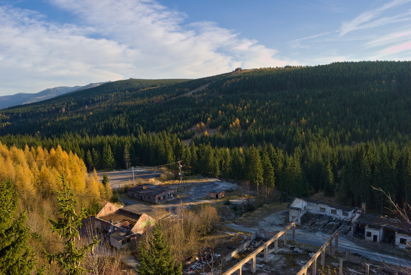 Panorama gór z Kopalni Stanisław