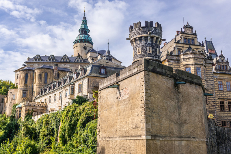 Zamek Frydlant w okolicy Gór Izerskich