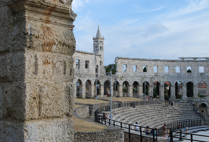 Koloseum w chorwackiej miejscowości Pula