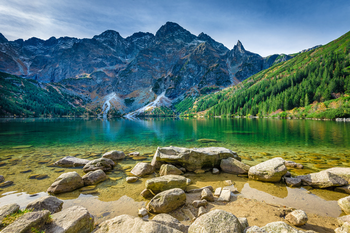 Morskie Oko w Tatrach - jedno z najpiękniejszych jezior w górach