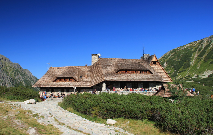 Schronisko górskie w Tatrach