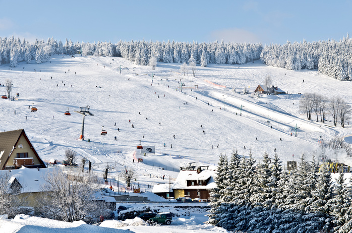 Zieleniec - największy ośrodek narciarski w Polsce