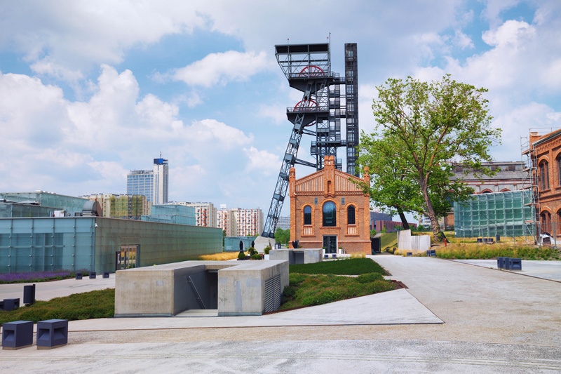 Teren Muzeum Śląskiego w Katowicach