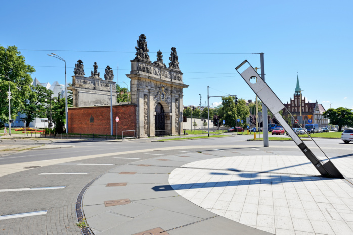 Zabytkowa Brama Królewska w Szczecinie