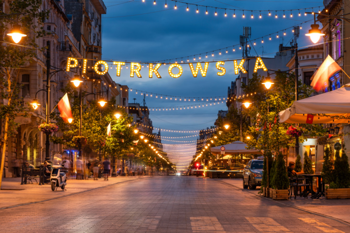 Ulica Piotrkowska - najpopularniejsze miejsce w Łodzi