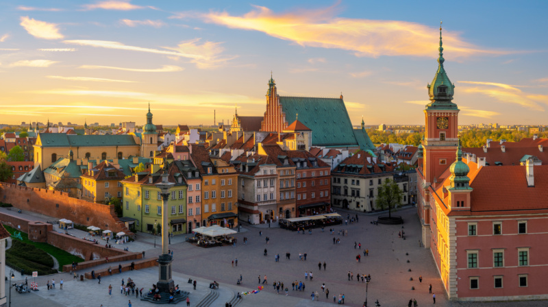 Stare Miasto w Warszawie wpisane na Listę Światowego Dziedzictwa UNESCO w Polsce
