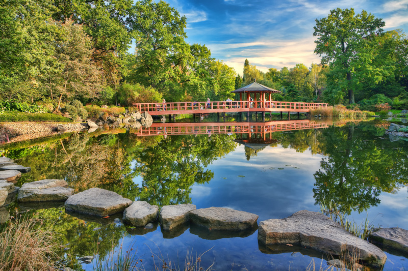 Jeden z najpiękniejszych ogrodów japońskich w Polsce znajdujący się we Wrocławiu
