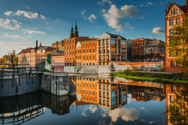Opole - widok od strony rzeki