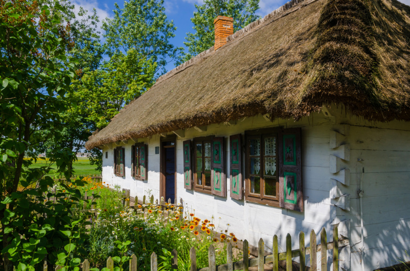 Skansen w Maurzycach w woj. łódzkim