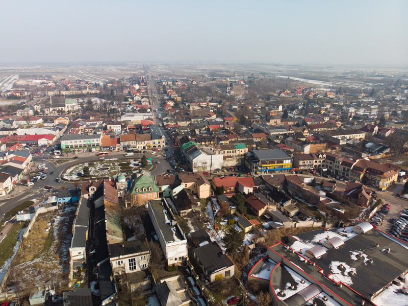 Widok miasta Jędrzejów