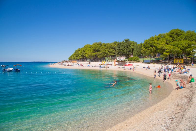 Plaża dla dzieci w Chorwacji