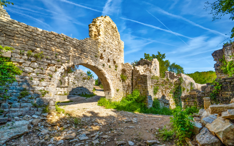 Ruiny zamku Dvigrad