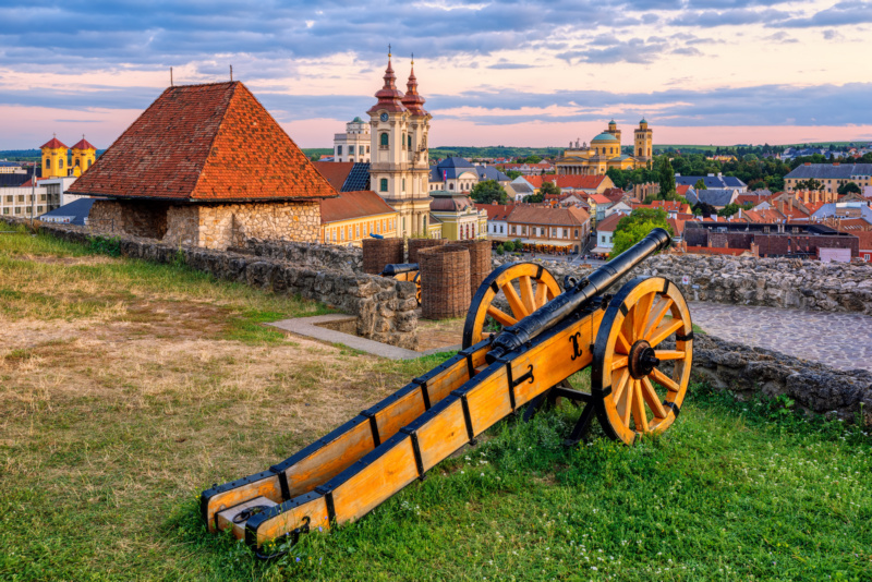Stare miasto Eger na Węgrzech