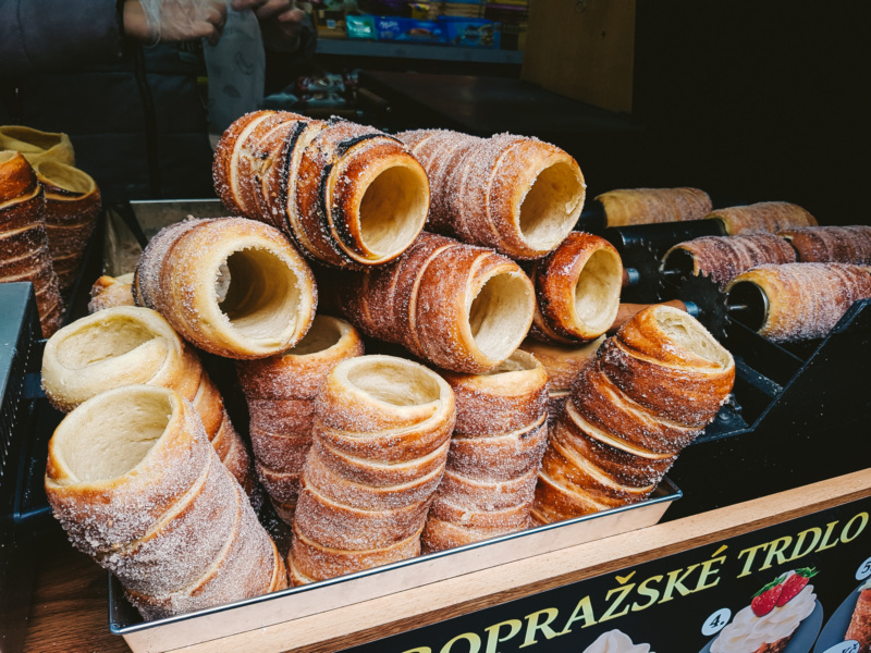 Trdelnik - popularny m.in. na ulicach Pragi deser