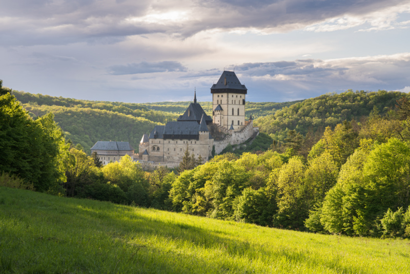 Zamek Karlštejn w Czechach