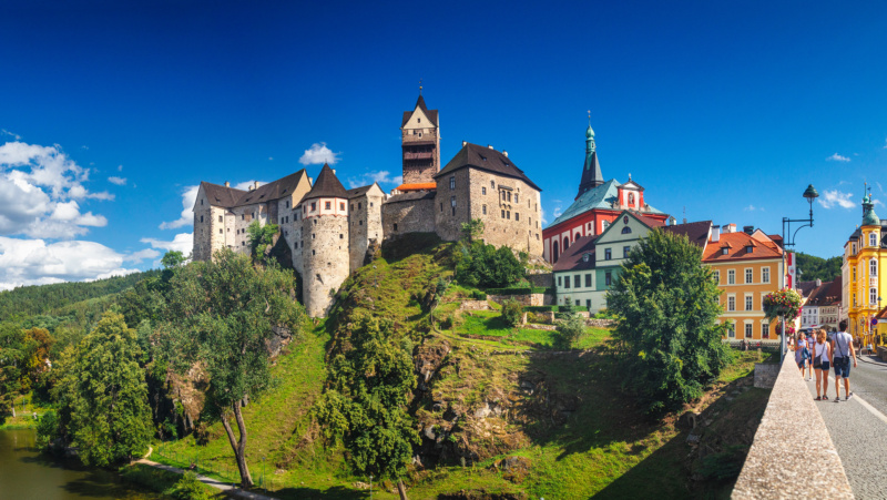  Zamek Loket w Czechach