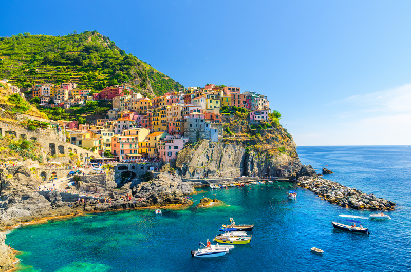 Malownicza Manarola wchodząca w skład Cinque Terre we Włoszech
