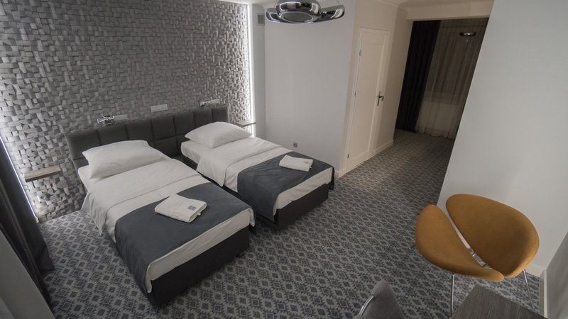 Pokój w hotelu Gordon przy lotnisku Chopina w Warszawie
