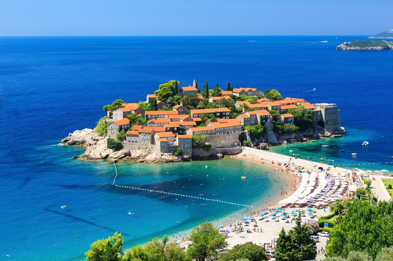 Sveti Stefan - popularna atrakcja Czarnogóry