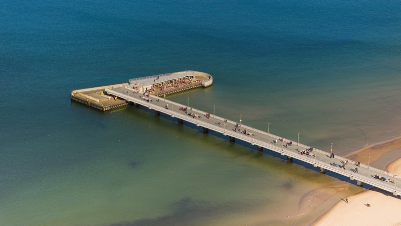 Molo w Kołobrzegu - panorama