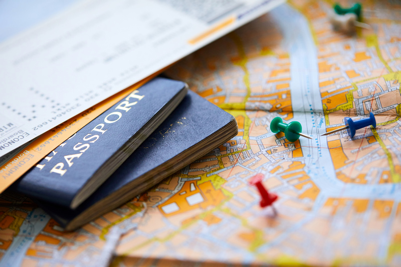 Paszport i mapa