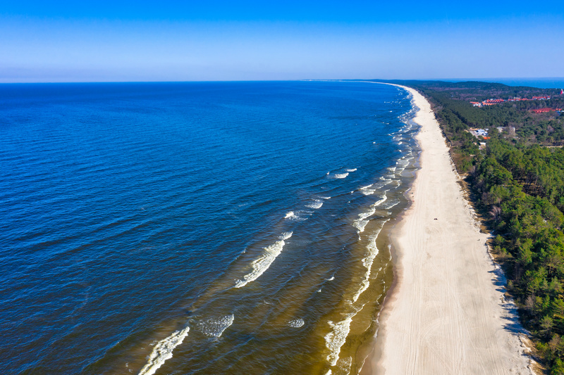 Piękna plaża w Krynicy Morskiej