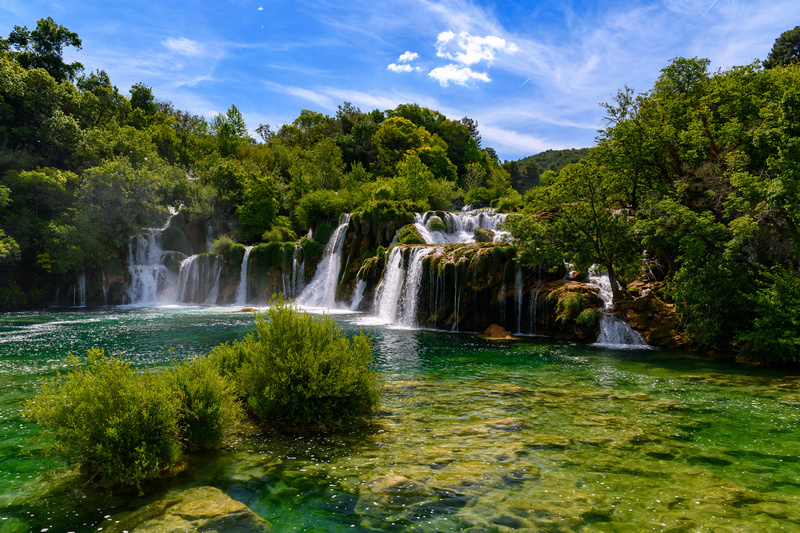 Wodospady Krka w Chorwacji