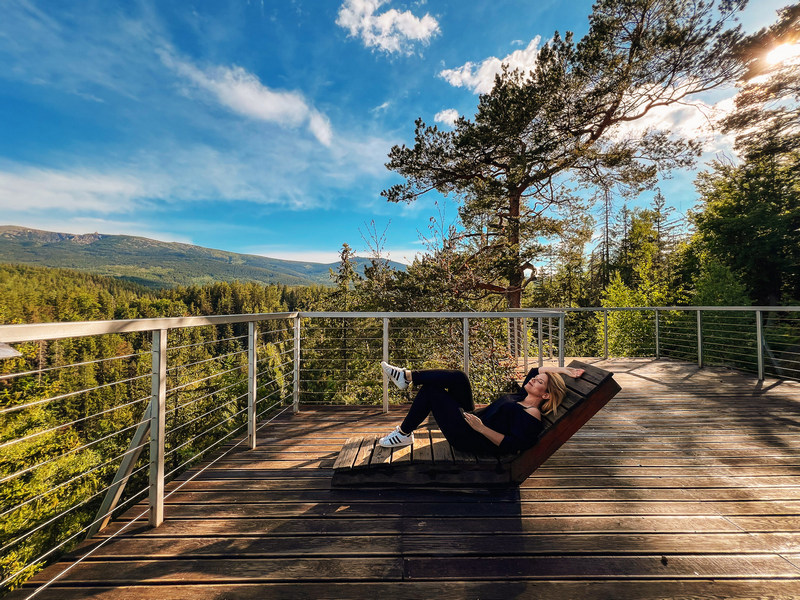 Tarasy w hotelu Kyriad Karkonosze