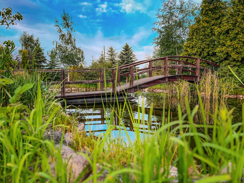 Staw przy hotelu Kyriad Karkonosze