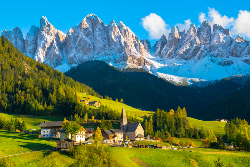 Santa Maddalena w Dolomitach