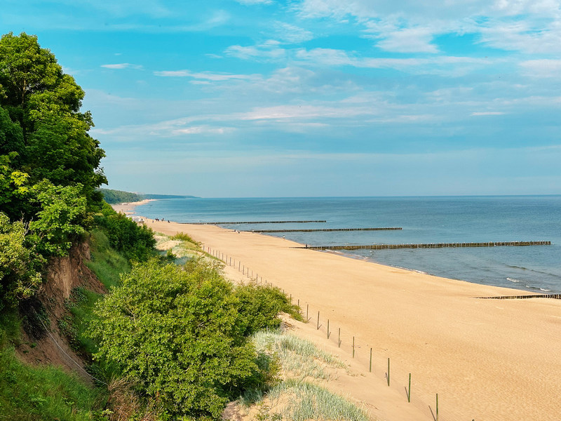 Plaża w Trzęsaczu