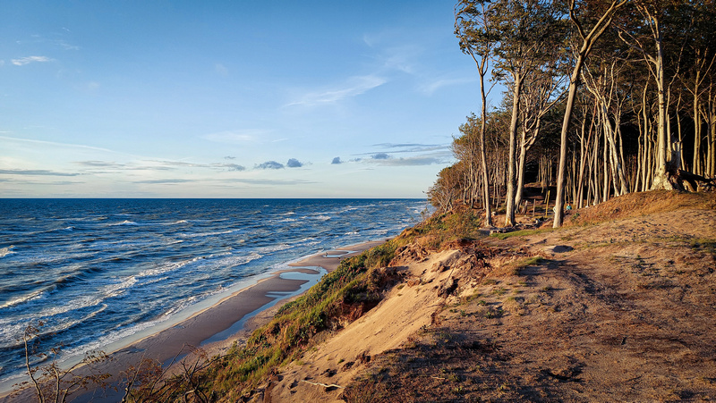 Dzika plaża w Poddąbiu