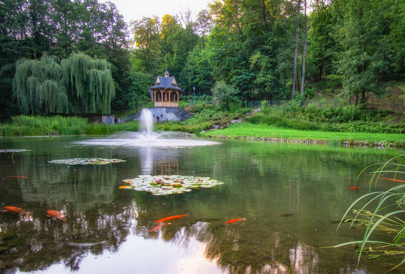 Park Dolny w Szczawnicy