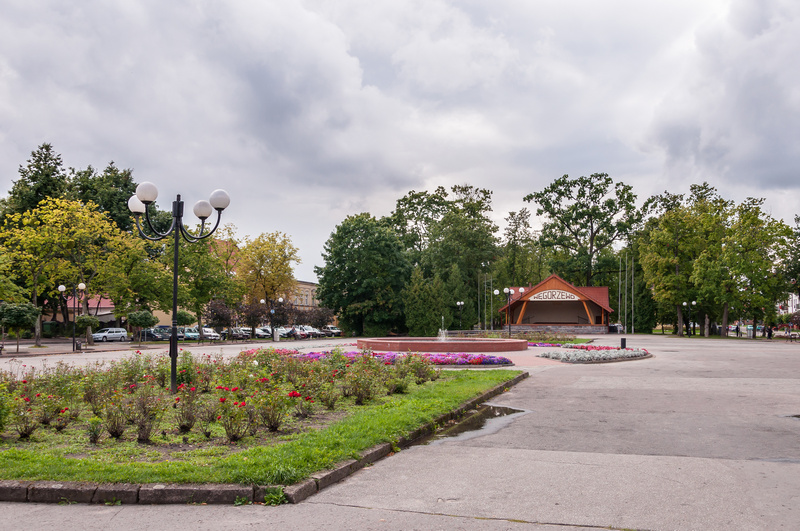 Plac Wolności w Węgorzewie