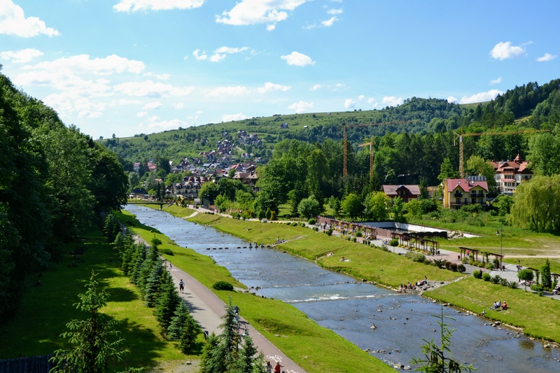 Potok Grajcarek w Szczawnicy