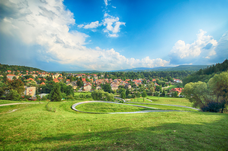 Letni tor saneczkowy w Polanicy-Zdroju