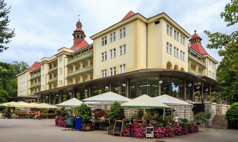  Sanatorium przy deptaku w Polanicy-Zdroju