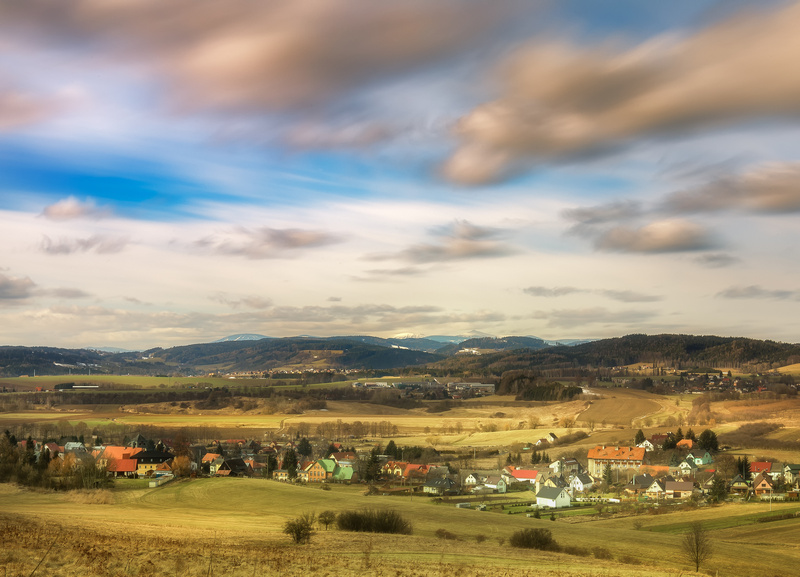 Widok z Góry Parkowej w Kudowie-Zdroju