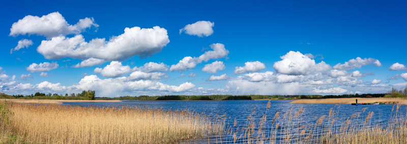 Jezioro na Mazurach Garbatych