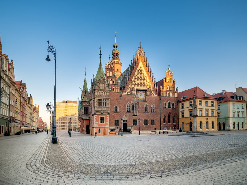 Ratusz na rynku we Wrocławiu