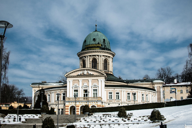 Lądek-Zdrój zimą