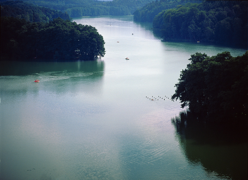 Jezioro Łagowskie w zachodniej Polsce