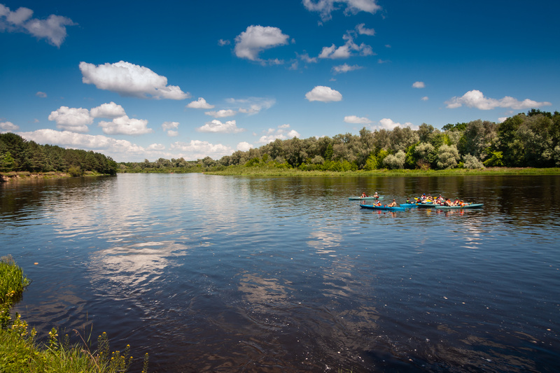 Kajaki na rzece Bug