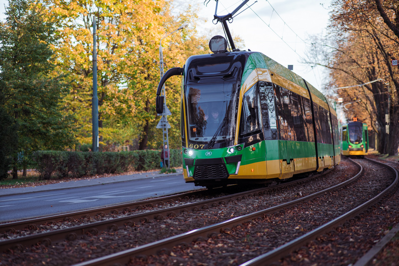 Poznański zielony tramwaj