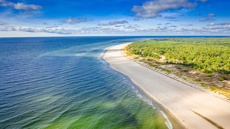 Plaża na Półwyspie Helskim