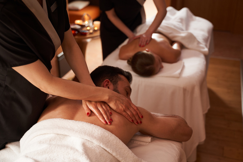 Para na masażu w SPA